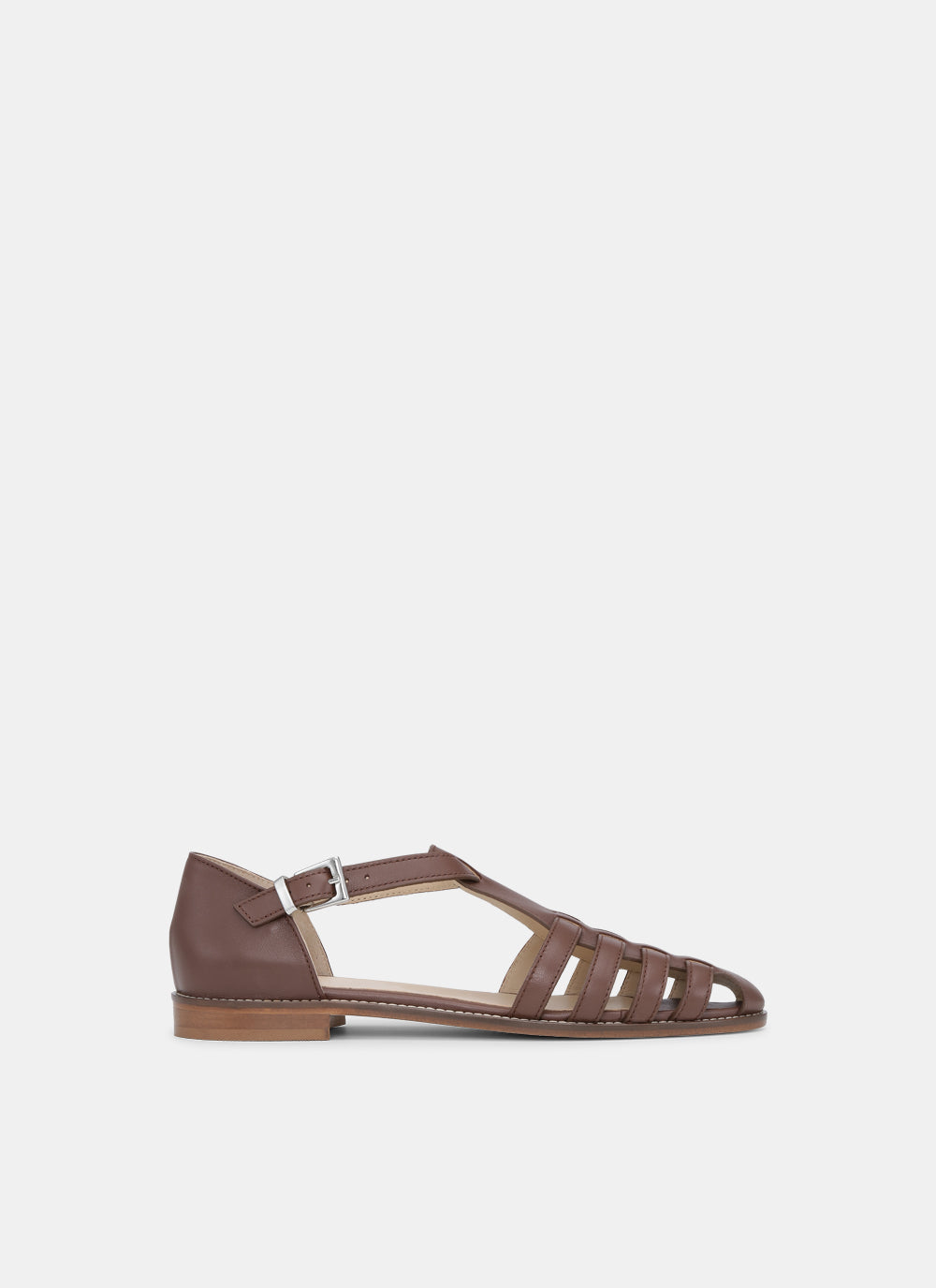 DAKOTA Fisherman Sandals Nappa Chestnut