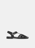 LENNON Fisherman Sandals Nappa Black