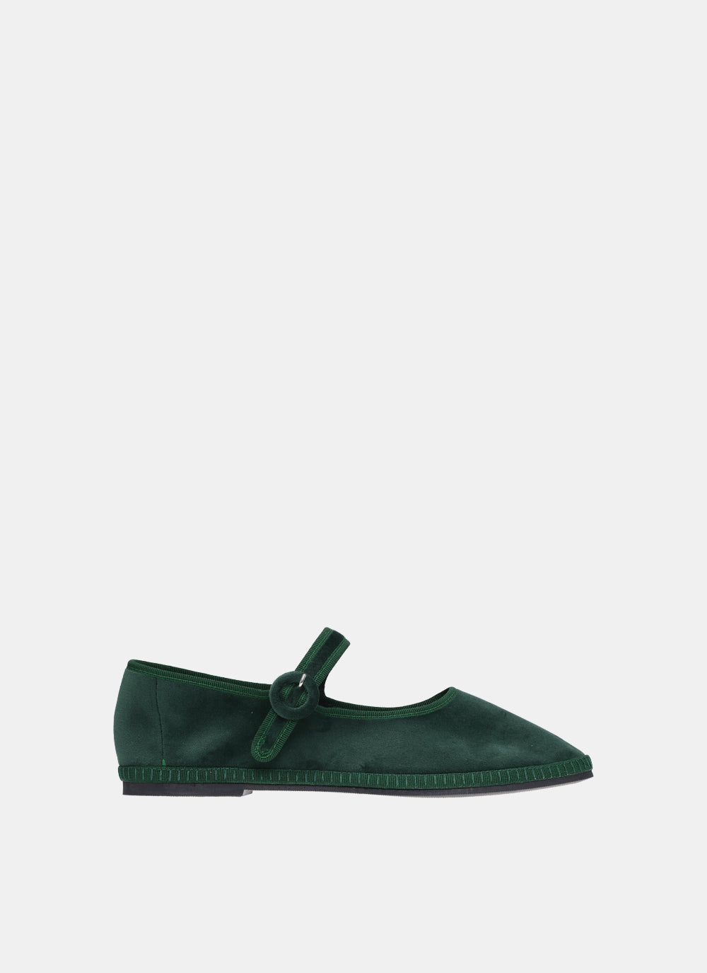 Mary Jane Flats Green