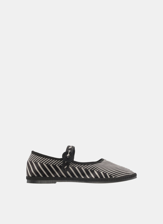 Mary Jane Flats Ziggy Grigio