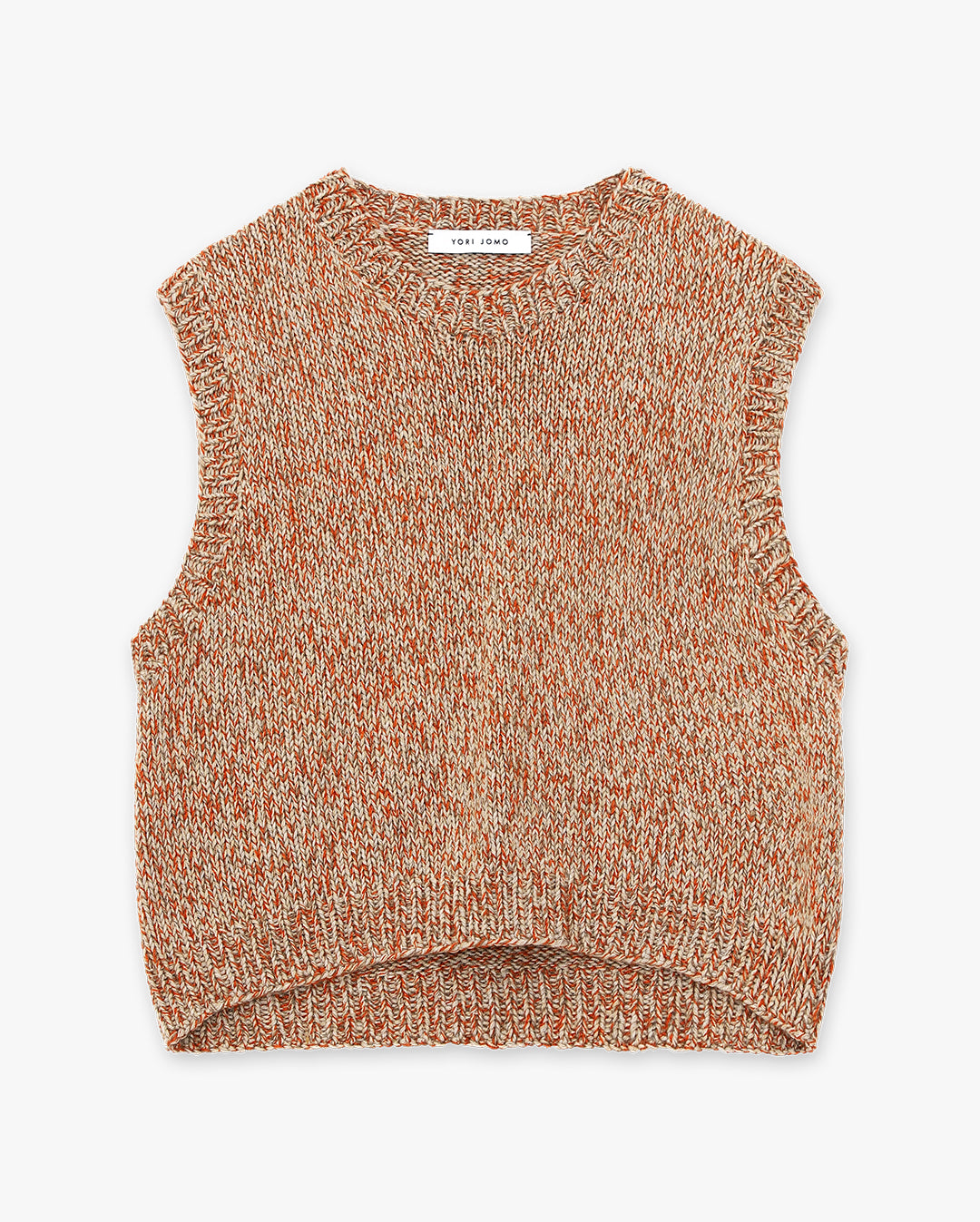 Hand Knitted Vest Rusty